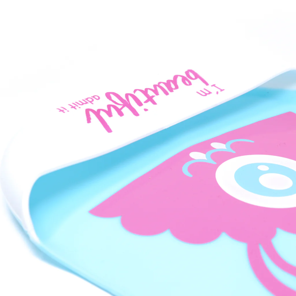 Babero de Silicona Antiderrames – Monster "I'm Beautiful" - Image 4