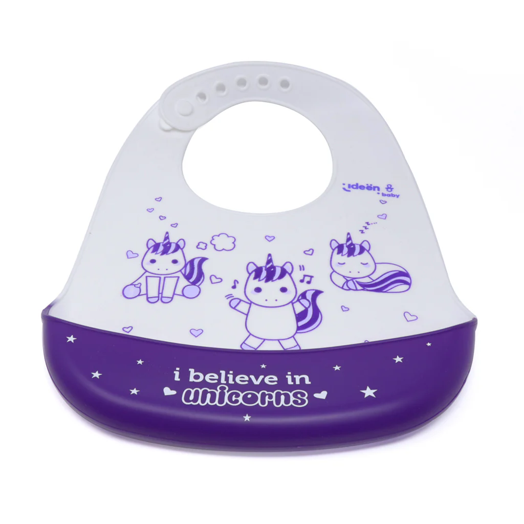 Babero de Silicona Antiderrames – “I Believe in Unicorns” - Image 6