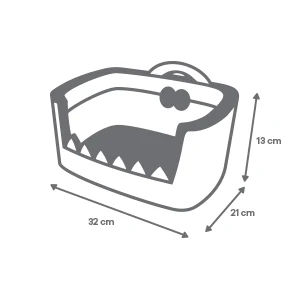 Cesta Organizadora de Tela - Monstruo Rojo - Image 3