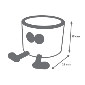 Cesta Organizadora de Tela - Monstruo Verde - Image 4