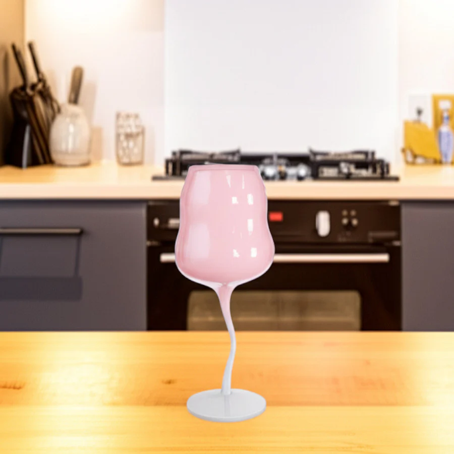 Copa de Vino Rosa y Azul - Image 3