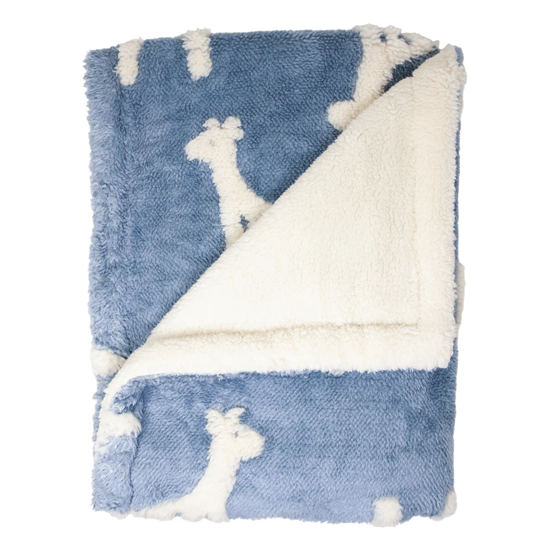 Frazada Afelpada para Bebé – Color Azul - Image 4