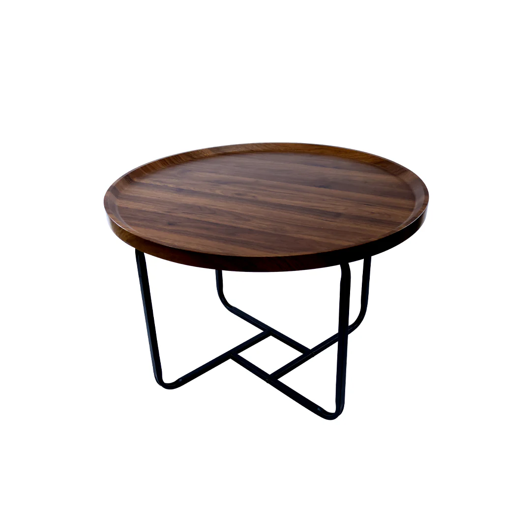 Juego de 2 Mesas Redondas de Centro –  Color Madera - Image 3