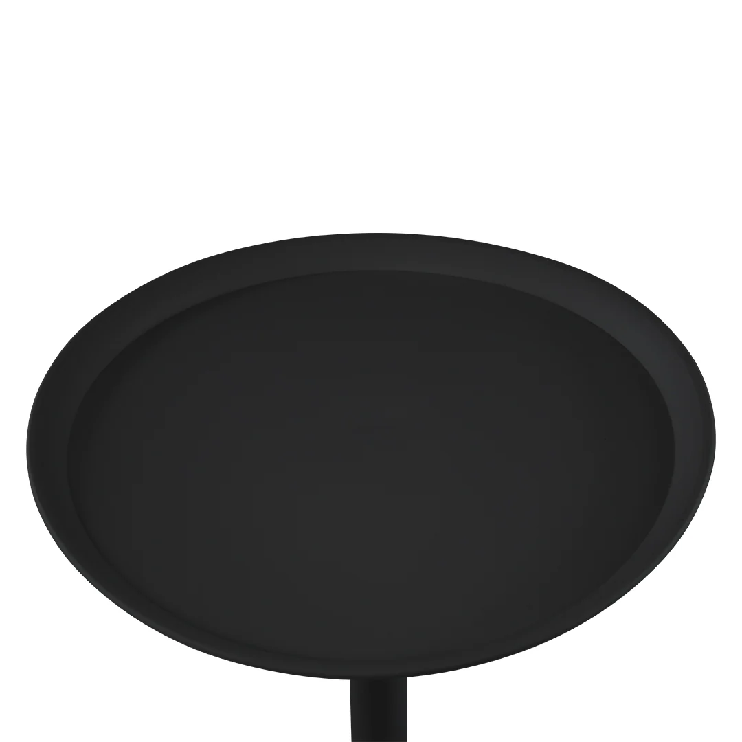 Mesa Auxiliar Redonda “Tulipán” - Color Negra - Image 3