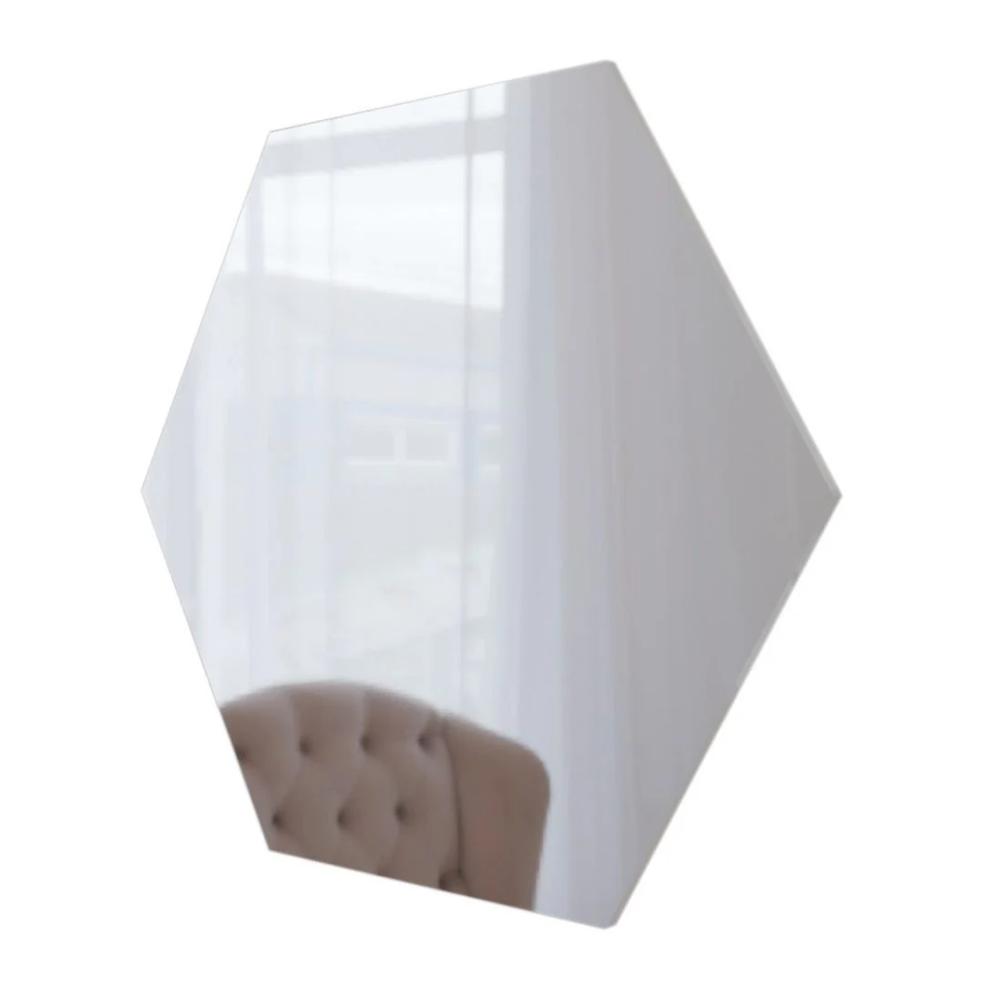 Espejo de Cristal Adhesivo Hexagonal - Image 3