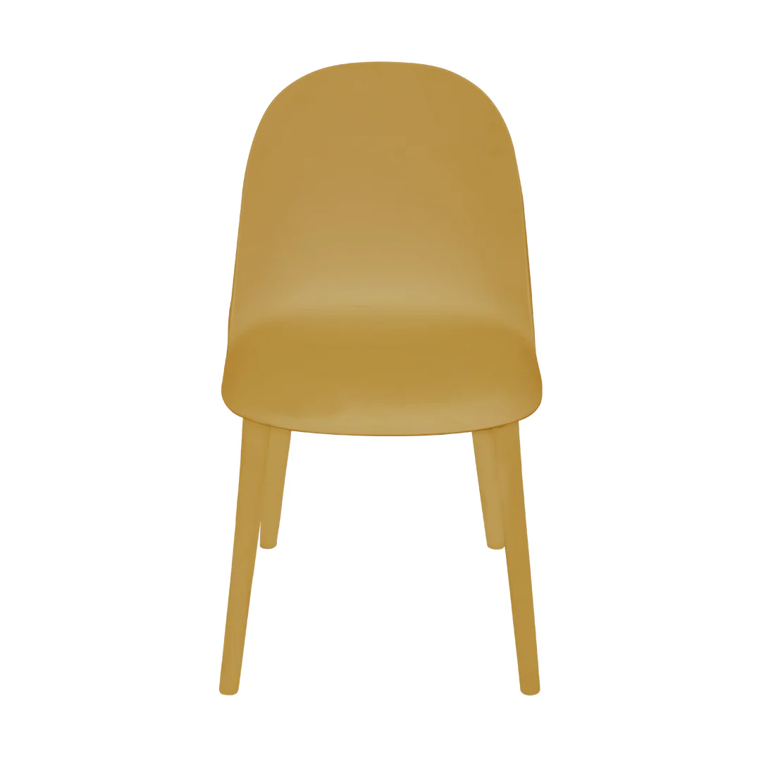 Set de 4 Sillas Ergonómicas – Color Mostaza - Image 7