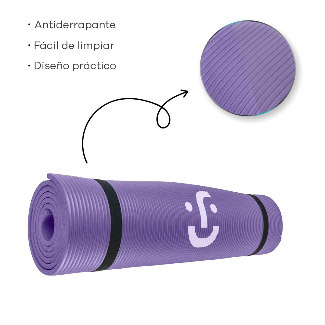 Tapete de Yoga Antideslizante - Color Morado - Image 5
