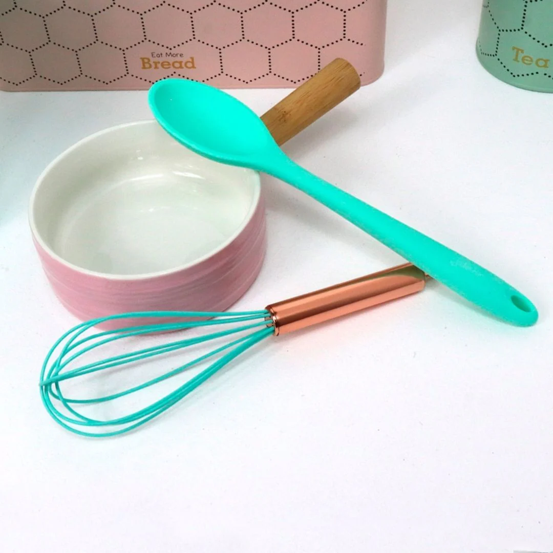 Juego de Utensilios de Silicona, Color Menta - 10 pzs - Image 5